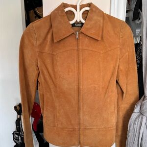 XS Pegabo Vintage Suede Tan Jacket